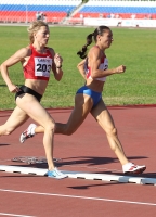 Russian Championships 2011. 1 day. 800m. Paliyenko Tatyana and Klyuka Svetlana