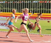 Russian Championships 2011. 1 day. Heat at 100m. Kaygorodova Anna