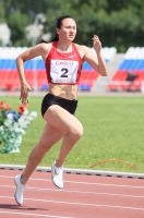 Russian Championships 2011. 1 day. Heat at 100m. Fedoriva Aleksandra