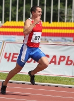 Russian Championships 2011. 1 day. Heat at 100m. Kirov Yevgeniy