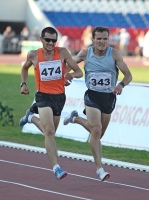 Russian Championships 2011. Day 3. Final at 5000m. Safronov Andrey and Orlov Aleksandr