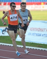 Russian Championships 2011. Day 3. Final at 5000m. Safronov Andrey and Orlov Aleksandr