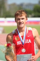 Russian Championships 2011. Day 4. Silver medallist at 200m. Yurtayev Anton