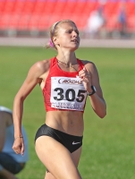 Yuliya Rusanova. Silver at Russian Championships 2011 at 800m