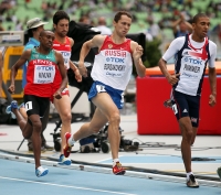 World Championships 2011 foto from Daegu. Heat at 800m. Yuriy Borzakovskiy