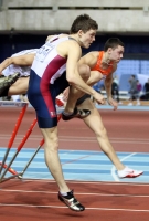 Aleksey Dryemin. Silver at Russian Indoor Championships 2010 at 60h