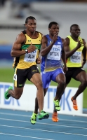World Championships 2011 foto from Daegu. 100m. Yohan Blake (JAM)