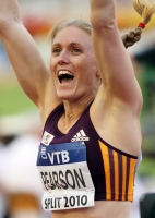 Sally Pearson. 100 m hurdles World Continental Champion 2010 (Split)