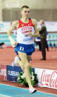 "Russian Winter" IAAF Indoor Permit Meetings. 1500m. Smirnov Valentin