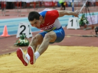 "Russian Winter" IAAF Indoor Permit Meetings. Winner at long jump. Menkov Aleksandr