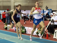 "Russian Winter" IAAF Indoor Permit Meetings. 1500m. Smirnov Valentin and Nikolayev Yegor
