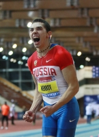 "Russian Winter" IAAF Indoor Permit Meetings. Winner at long jump. Menkov Aleksandr