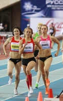 "Russian Winter" IAAF Indoor Permit Meetings. 1000m. Zolotova Yevgeniya, Kofanova Yelena and Arzhakova Yelena
