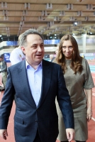 "Russian Winter" IAAF Indoor Permit Meetings. Vitaliy Mutko0 and Svetlana Masterkova