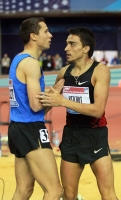 "Russian Winter" IAAF Indoor Permit Meetings. Winner at 600m. Kzchot Adam and Borzakovskiy Yuriy