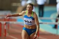 Russian Indoor Championships 2012. Russian 60h Champion. Yekaterina Galitskaya