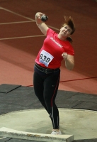Russian Indoor Championships 2012. Silver medallist is Irina Tarasova