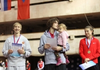 Russian Indoor Championships 2012. Ivan Ukhov with Melaniya, Andrey Silnov and Yelena Sokolova