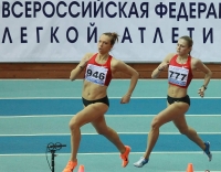 Russian Indoor Championships 2012. Final at 800m. Yelena Kofanova and Yuliya Rusanova