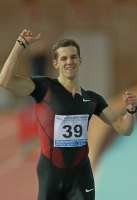 Russian Indoor Championships 2012. Winner at 200m. Roman Smirnov