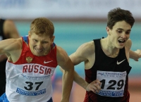 Russian Indoor Championships 2012. Final at 800m. Ivan Tukhtachyev and Ivan Nesterov