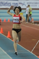 Russian Indoor Championships 2012. Winner at 1500m. Yelena Arzhakova