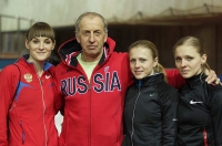 Yuliya Rusanova. Russian Indoor Championships 2012. With Vladimir Mokhnev