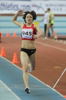 Yelena Arzhakova. Russian Indoor Champion 2012 at 1500m