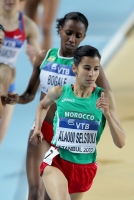 World Indoor Championships 2012 (Istanbul, Turkey). Heats at 1500 Metres. Mariem Alaoui Selsouli (MAR)