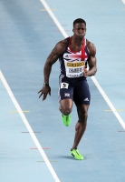 Dwain Chambers. 60 metres Bronze World Indoor Championships 2012