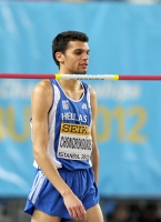 Dimítrios Chondrokoúkis. High Jump World Indoor Champion 2012, Istanbul