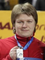 Nadezhda Ostapchuk. Silver at the World Indoor Champs 2012