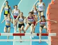 Lyubov Kharlamova (Ivanova). Russian Indoor Championships 2012