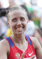 Olga Kaniskina. 20 Kilometres Race Walk Silver at World Race Walking Cup 2012 (Saransk)