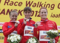 Olga Kaniskina. 20 Kilometres Race Walk Silver at World Race Walking Cup 2012 (Saransk)