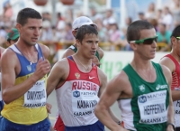 Vladimir Kanaykin. 20 Kilometres Race Walk Winners at World Race Walking Cup 2012 (Saransk)