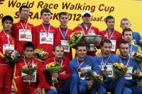 Valeriy Borchin. 20 Kilometres Race Walk Winners at World Race Walking Cup 2012 (Saransk)