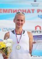 Yuliya Guschina. 400m silver at Russian Championships 2012