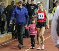 Yelena Nagovitsyna. 5000m Silver at Russian Indoor Championships 2012