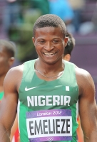XXX OLYMPIC GAMES (Athletics). 100m. Peter Emelieze (NGR)