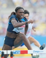 Dawn Harper (USA). 100 m hurdles World Championships Bronze Medallist 2011