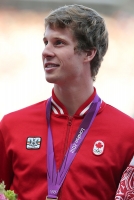 Derek Drouin. High jump Olympic Bronze Medallist 2012, London