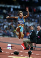 Olha Saladuha. Triple Jump Bronze of XXX Olympic Games 2012, London 