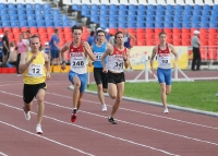 Russian Championships 2012. 400m. Konstantin Svechkar,  Vladimir Krasnov, Aleksey Kenig, Yegor Kibakin