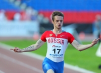 Russian Championships 2012. 100 Metres Final. Winner Mikhail Idrisov