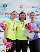 Russian Championships 2012. Natalya Antyukh, Yelena Churakova and Anastasiya Ott