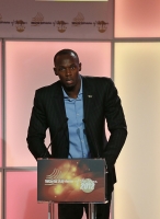 IAAF Centenary Gala Show. World Athletes of the Year for 2012. Usain Bolt (JAM) was today named the Male World Athletes of the Year for 2012