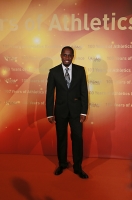 Dwight Phillips, United States. Long jump Olympic Champion 2004. Red Carpet arrival at the IAAF Centenary Gala Show 