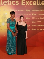 Red Carpet arrival at the IAAF Centenary Gala Show. Ana Quirot (Cuba)