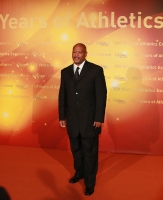 Red Carpet arrival at the IAAF Centenary Gala Show. Maurice Greene (USA). 2 Olympic Golds 2000: 100, 4x100